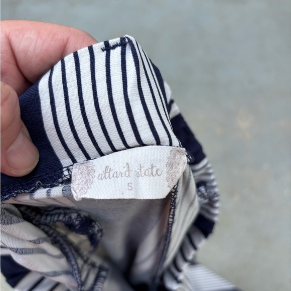 Altar'd State Navy and White Striped Apparel - Picture 2 of 6